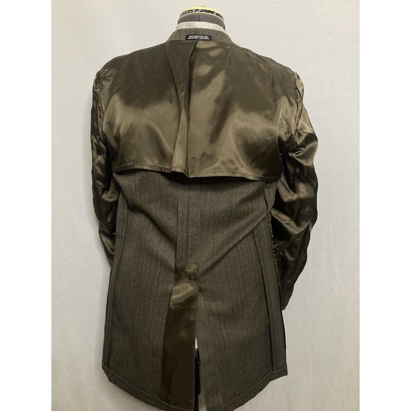 Mens Sport Coat Blazer Suit Jacket 39R 43" Brown Herringbone 2 Button Wool USA* - Picture 9 of 12